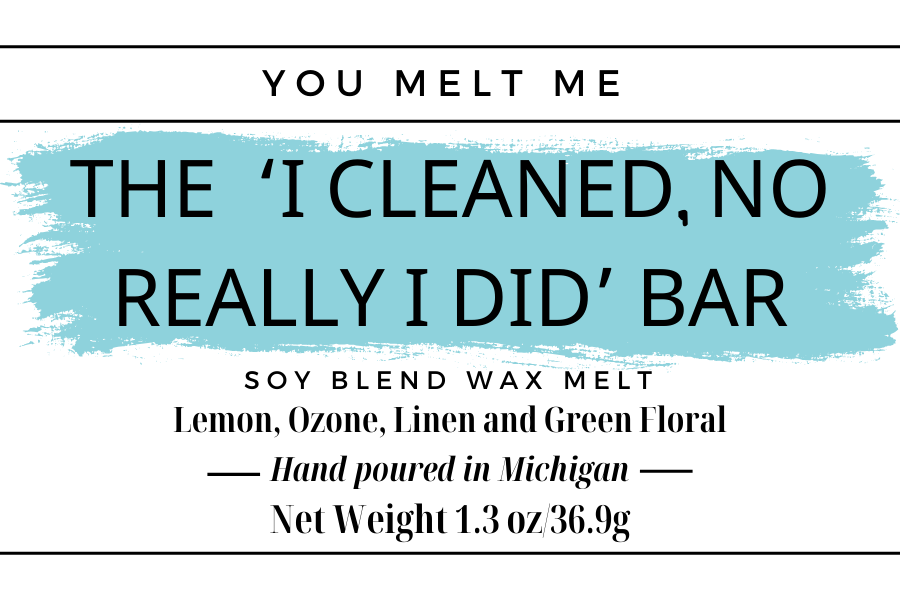 The 'I Cleaned, No Really I Did' Bar