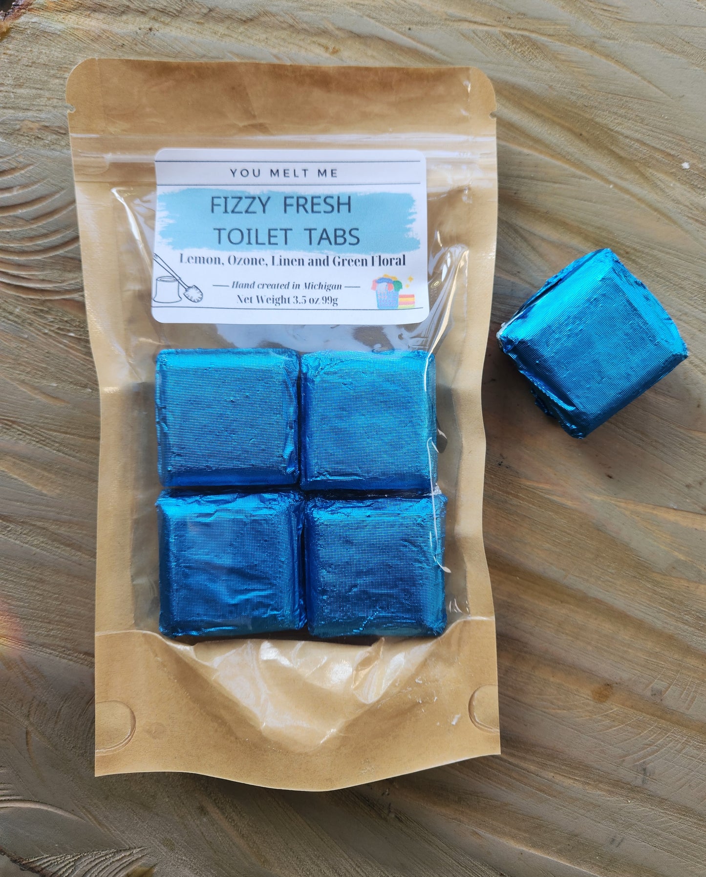 Fizzy Fresh Toilet Tabs - Clean Cotton