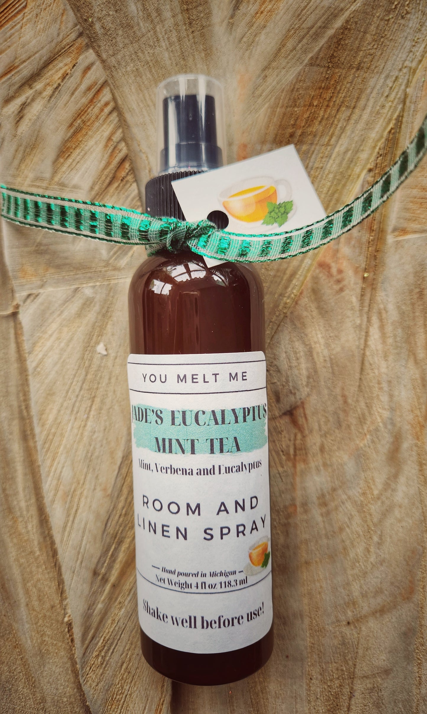 Room and Linen Spray - Jade's Eucalyptus Mint Tea