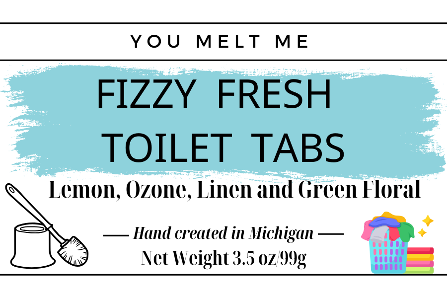 Fizzy Fresh Toilet Tabs - Clean Cotton