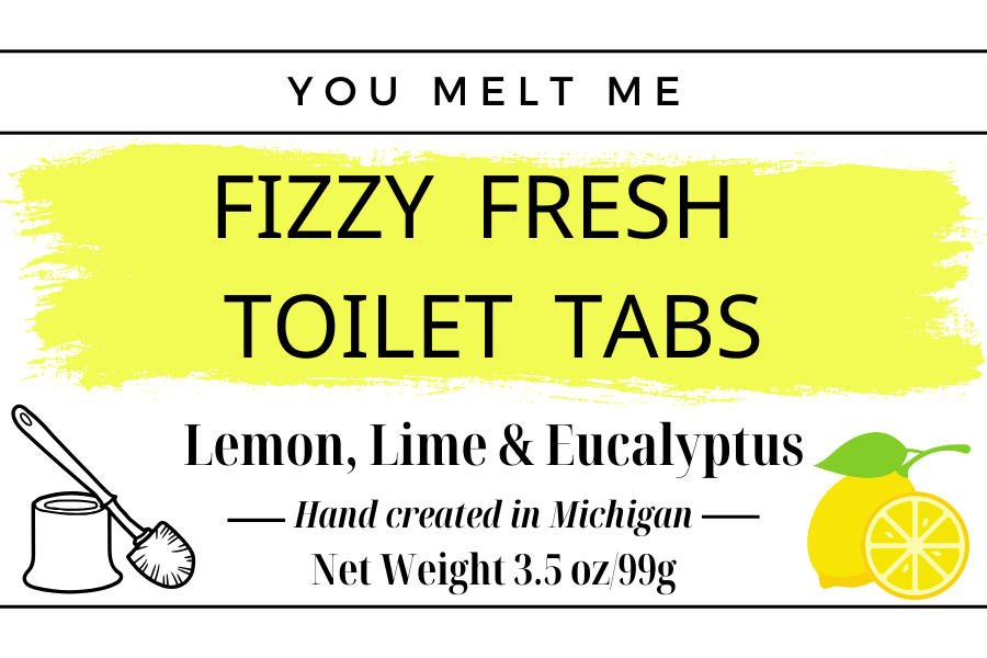 Fizzy Fresh Toilet Tabs - Lemon Tree