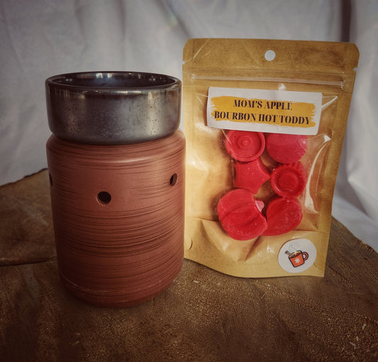 Wax Warmer - Pewter Walnut Midsize Illumination Wax Warmer