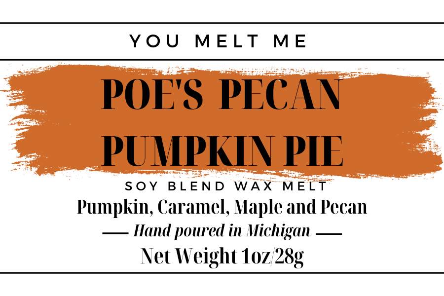 Mini Melts - Poe's Pecan Pumpkin Pie