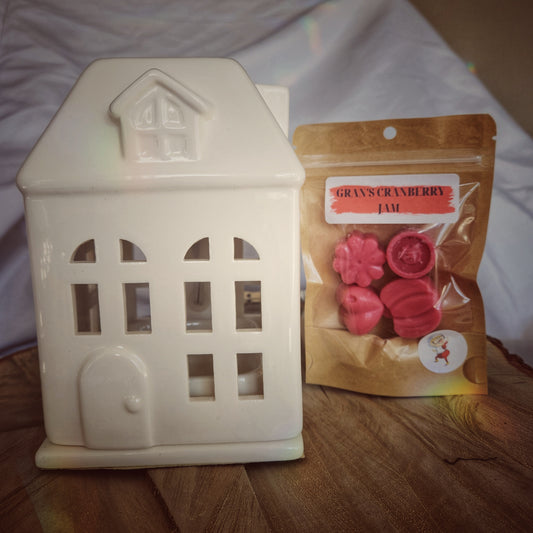 Wax Warmer - Porcelain House Canopy Wax Warmer