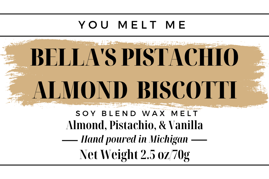 Bella's Pistachio Almond Biscotti