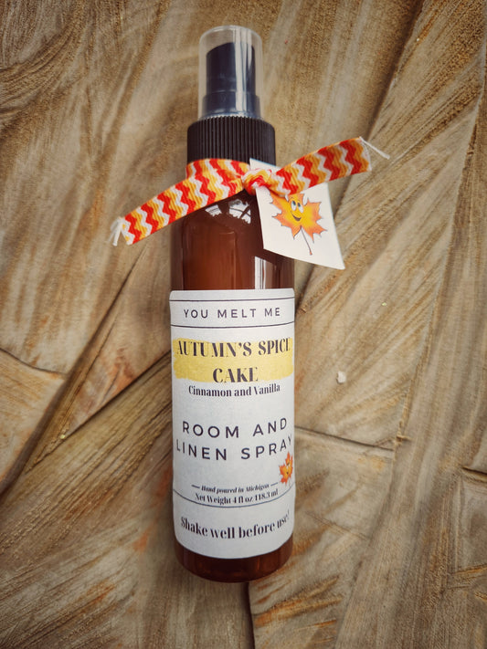 Room and Linen Spray - Autumn's Spice Cake