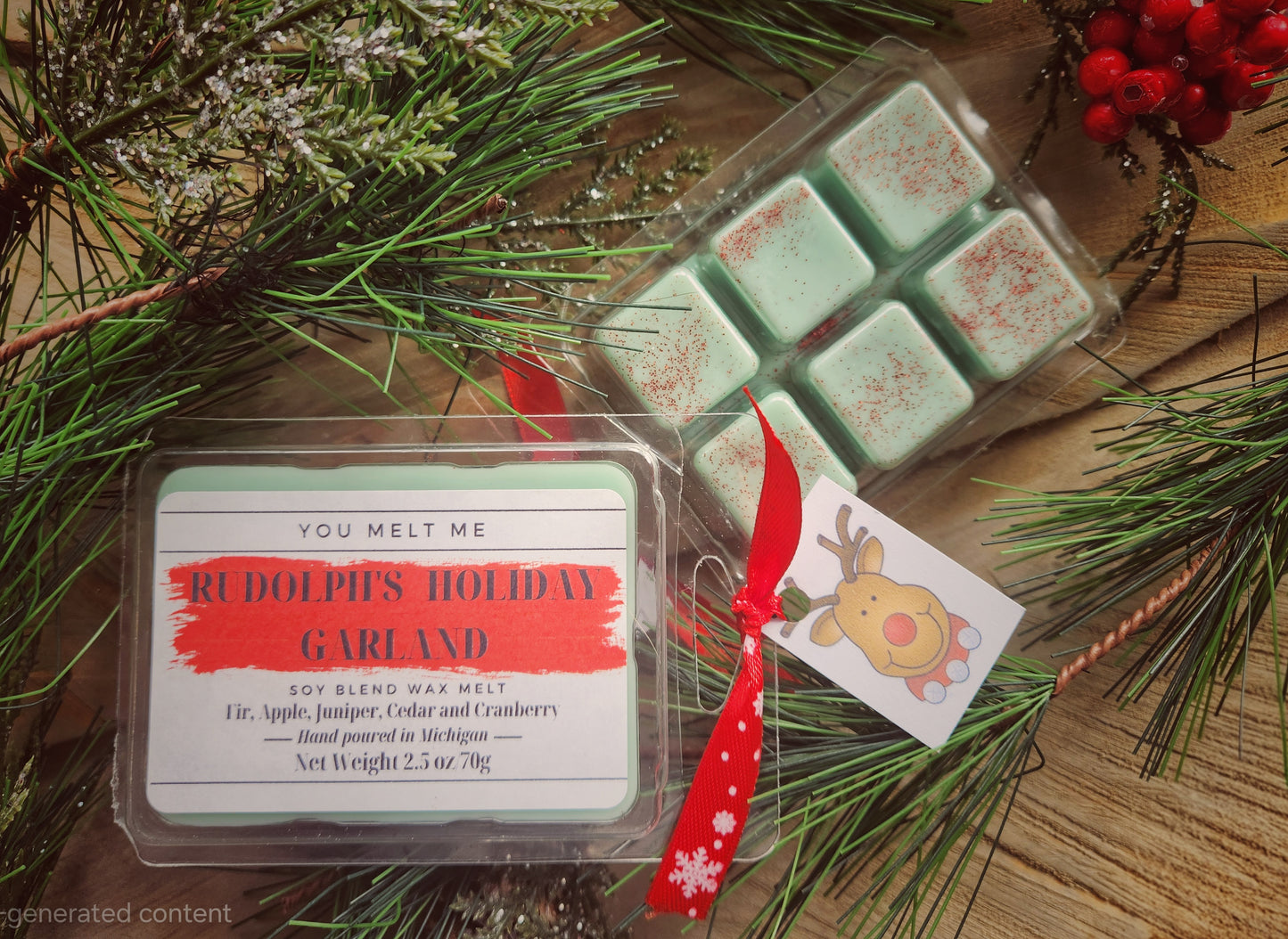 Rudolph's Holiday Garland