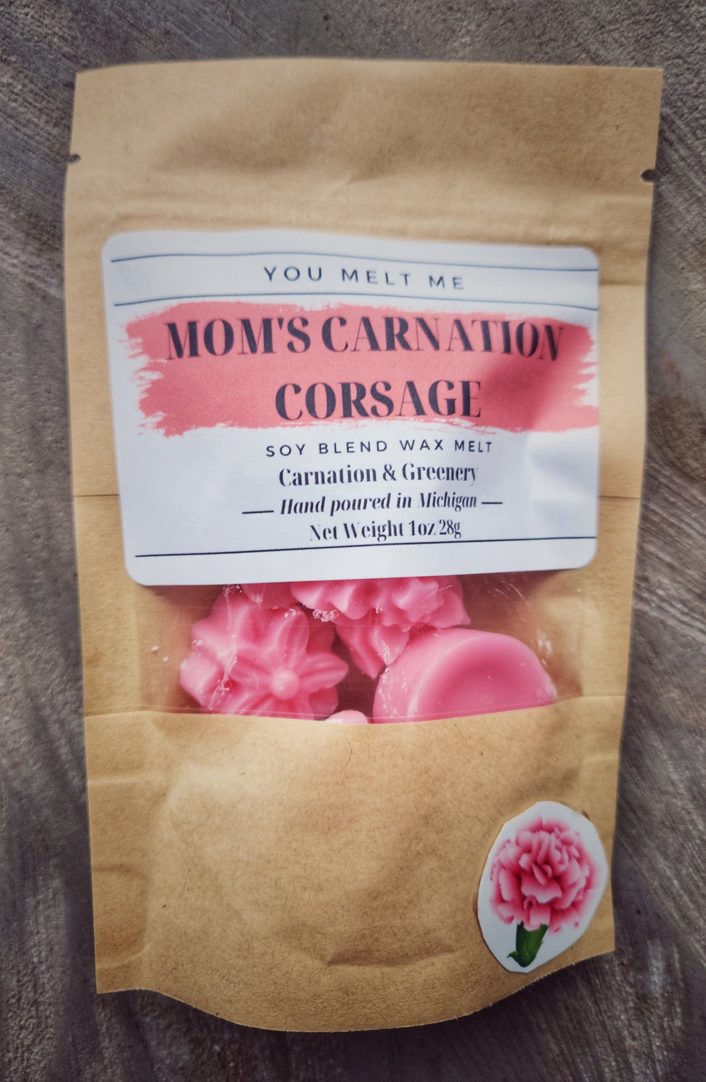 Mini Melts - Mom's Carnation Corsage